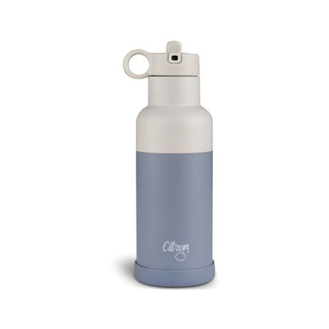 Citrón Nerezová fľaša na vodu 500 ml – Dusty Blue