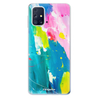 Odolné silikónové puzdro iSaprio - Abstract Paint 04 - Samsung Galaxy M31s