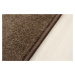 Kusový koberec Eton hnědý 97 čtverec - 300x300 cm Vopi koberce