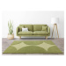 Zelený ručne tkaný vlnený koberec 200x290 cm Canvas – Asiatic Carpets