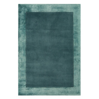 Ručne tkaný koberec s prímesou vlny v petrolejovej farbe 160x230 cm Ascot – Asiatic Carpets