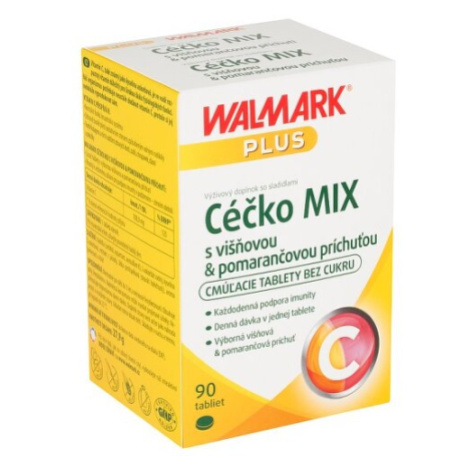 WALMARK Céčko mix 100 mg višňa pomaranč 90 tabliet