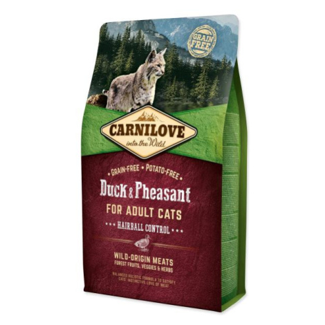 Krmivo Carnilove Adult Cats Hairball Control Duck & Pheasant 2kg