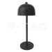 LED stolová lampa 1800mAH Batéria 115*300 3V1 Čierna VT-1052 (V-TAC)