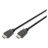 Digitus Pripojovací kábel HDMI High Speed, typ AM/M, 2,0 m, Ultra HD 60p, zlatý, bl