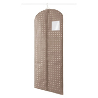 Béžový obal na šaty Compactor Dots, 137 cm