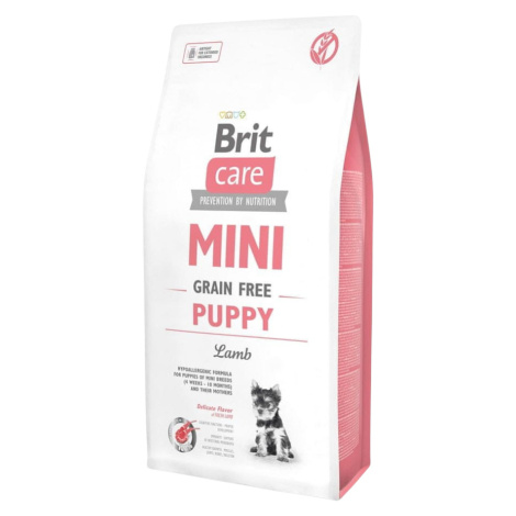 BRIT Care Mini Grain Free Puppy Lamb, Granule pre šteňatá mini plemien 7 kg