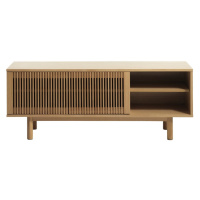 TV stolík v dekore duba v prírodnej farbe 143x55 cm Tiber – Unique Furniture