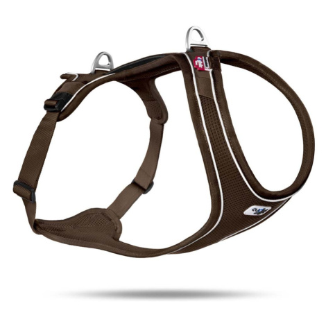 CURLI Postroj pre psov Belka Comfort Brown XS, 15-20 kg