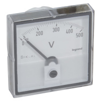 voltmeter analógový 500V (Legrand)