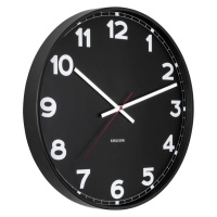 Nástenné hodiny New Classic Karlsson KA5847, čierna 41cm