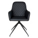 Norddan 25848 Dizajnová otočná stolička Gracelyn čierna