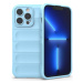 Odolné puzdro na Apple iPhone 13 Pro Max Magic Shield Flexible Armored svetlo modré