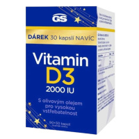 GS Vitamín D3 2000 IU 90 + 30 kapsúl