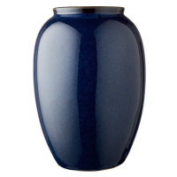 Modrá kameninová váza Bitz, výška 25 cm