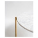Biely mramorový okrúhly konferenčný stolík ø 50 cm Morgans - Really Nice Things