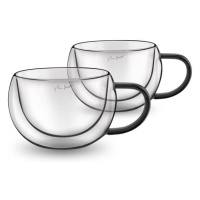 Pohár LAMART LT9114 Vaso cappuccino 2ks 270ml Black