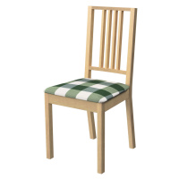 Dekoria Poťah na stoličku Börje, zelená a biela kocka (5,5x5,5cm), poťah na stoličku Börje, Quad