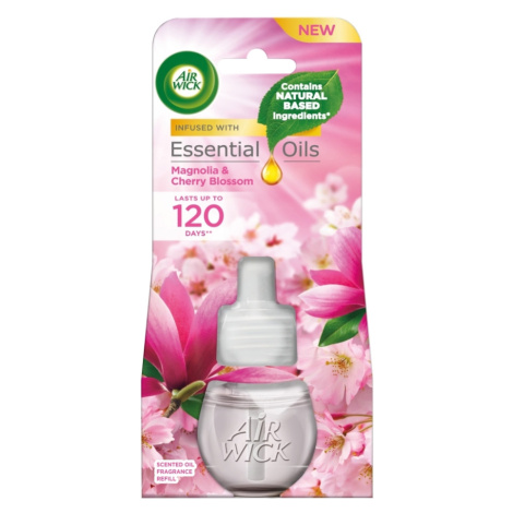 AIR WICK Tekutá náplň Magnólia a kvety čerešní 19 ml AirWick