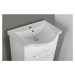 AQUALINE - KERAMIA FRESH umývadlová skrinka, 1 zásuvka, 60,6x74x34cm, biela 50064A