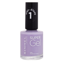 RIMMEL LONDON Super Gél lak na nechty Step1 028 Purple Haze 12 ml