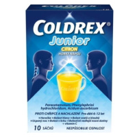 COLDREX Junior citrón 10 vrecúšok