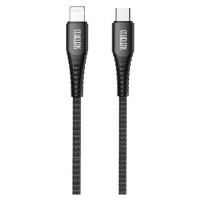 Nabíjací a dátový kábel USB Type-C, Lightning, 120 cm, 20 W, s ochranou proti zlomeniu, rýchle n