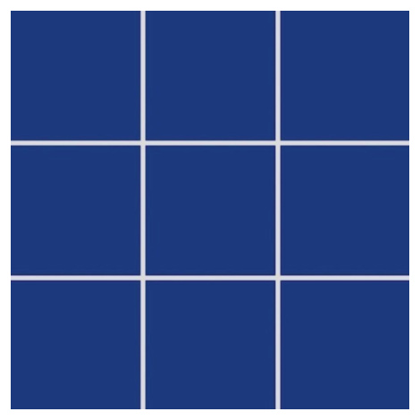 Mozaika Rako Color Two kobaltovo modrá 10x10 cm mat GAA0K555.1