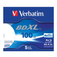 Verbatim BD-R XL, Hard Coat, jewel box, 43789, 4x, 1 ks, pro archivaci dat