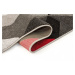 Kusový koberec Hand Carved Aurora Grey/Red - 160x230 cm Flair Rugs koberce