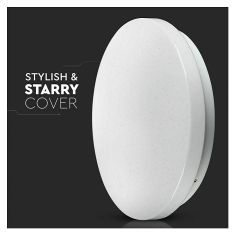 Stropné LED svietidlo Starry 24W, CCT, 2040lm, biele VT-8424 (V-TAC)