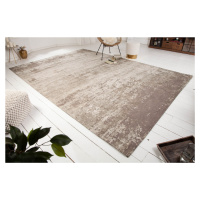 Estila Orientálny nadčasový obdĺžnikový koberec Adassil béžovej farby 350cm