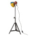 vidaXL Podlahová lampa 25 W viacfarebná 35x35x65/95 cm E27