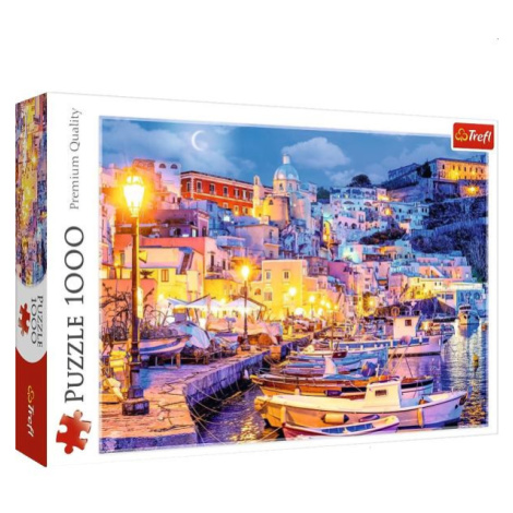 Trefl Puzzle 1000 - Ostrov Procida v noci, Taliansko