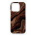 iDeal Fashion Case MagSafe iPhone 15 Pro Dark Amber Marble