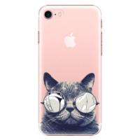 Plastové puzdro iSaprio - Crazy Cat 01 - iPhone 7