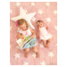 Přírodní koberec, ručně tkaný Stars Pink-White - 120x160 cm Lorena Canals koberce