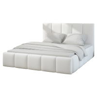 NABBI Evora 160 čalúnená manželská posteľ biela
