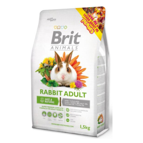 Krmivo Brit Animals Adult Complete králik 1,5kg