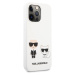 Silikónové puzdro Karl Lagerfeld na Apple iPhone 13 Pro KLHCP13LSSKCW Karl Lagerfeld and Choupet