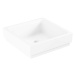 Grohe Cube Ceramic - Umývadlo bez prepadu, 400 mm x 400 mm, PureGuard, alpská biela 3948200H