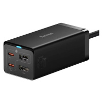 Nabíjačka Baseus GaN5 Pro wall charger 2xUSB-C + USB + HDMI, 67W (black)