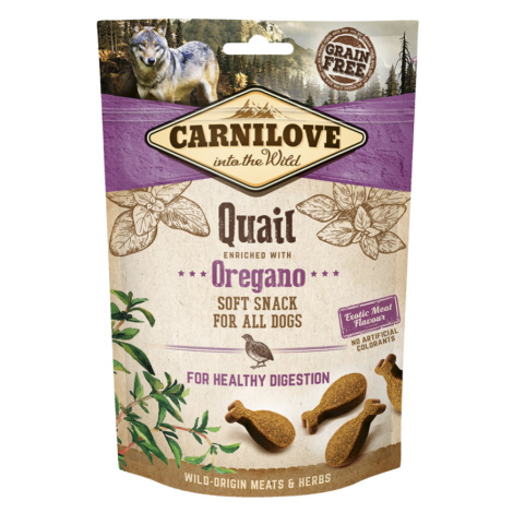 CARNILOVE Dog Semi Moist Snack Quail&Oregano 200 g