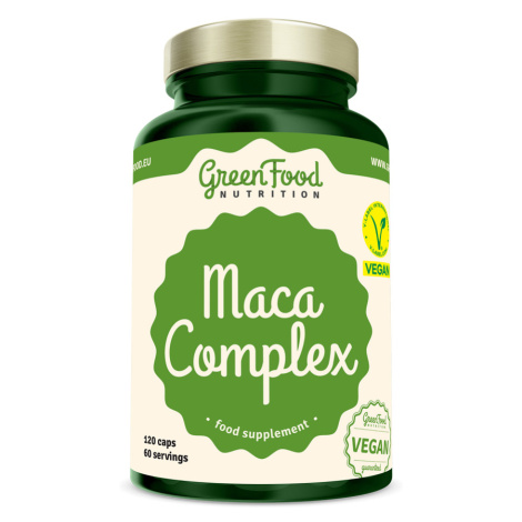 GREENFOOD NUTRITION Maca complex 120 kapsúl