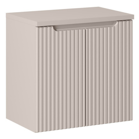 Závěsná skříňka Nova Cashmere I s deskou 60 cm kašmírová Comad