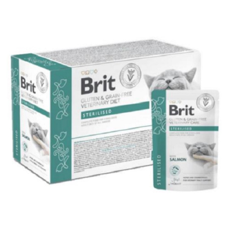 Brit VD Gluten & Grain-Free Cat Sterilised kapsičky pre mačky 12x85g