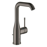 Vysoká umývadlová batéria Grohe Essence New s otočným ramienkom Hard Graphite 32628A01