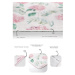 Bielo-ružové kúpeľňové predložky v súprave 2 ks 60x100 cm - Mila Home