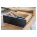 LuxD Dizajnový písací stôl Kiana II 110 cm vzor dub