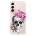 Odolné silikónové puzdro iSaprio - Pretty Skull - Samsung Galaxy S22+ 5G